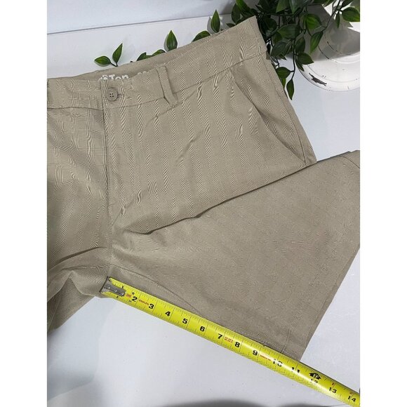 Hang Ten Mens Beige Plaid Shorts With Pocket Detail Size 38 - Picture 13 of 14